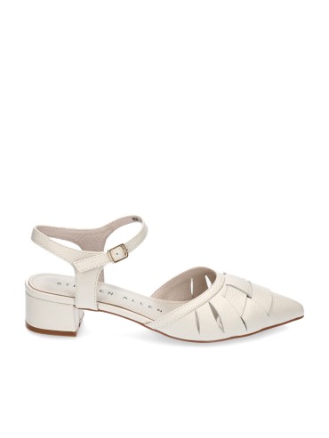 ZAPATO DESTALONADO CON TACON BAJO STEPHEN ALLEN HEBBE BEIGE