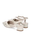 ZAPATO DESTALONADO CON TACON BAJO STEPHEN ALLEN HEBBE BEIGE