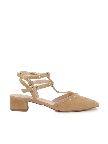 ZAPATO DESTALONADO CON TACON BAJO STEPHEN ALLEN HARMONIAN CAMEL