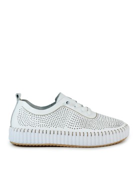 ZAPATILLAS FRESCAS DE PIEL THE HAPPY MONK MALLORCA 008 BLANCO