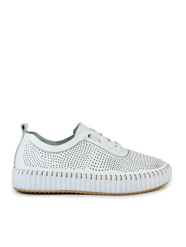 ZAPATILLAS FRESCAS DE PIEL THE HAPPY MONK MALLORCA 008 BLANCO