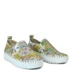 ZAPATILLAS FRESCAS DE PIEL THE HAPPY MONK BLOCK 001 FLORES MORADO