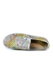 ZAPATILLAS FRESCAS DE PIEL THE HAPPY MONK BLOCK 001 FLORES MORADO