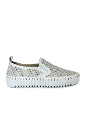 ZAPATILLAS FRESCAS DE PIEL THE HAPPY MONK BLOCK 001 BLANCO