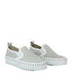 ZAPATILLAS FRESCAS DE PIEL THE HAPPY MONK BLOCK 001 BLANCO