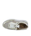 ZAPATILLAS METALIZADAS DE PIEL PERFORADA HAPPY MONK MANACOR-001 ORO