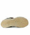 SANDALIAS DE PIEL CON CUÑA DE CORCHO 1945 VALERIA´S VERDE