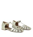 ZAPATOS RETRO DE PIEL METALIZADA ORO VEXED NEUSA 5954 METAL