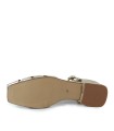 ZAPATOS RETRO DE PIEL METALIZADA ORO VEXED NEUSA 5954 METAL