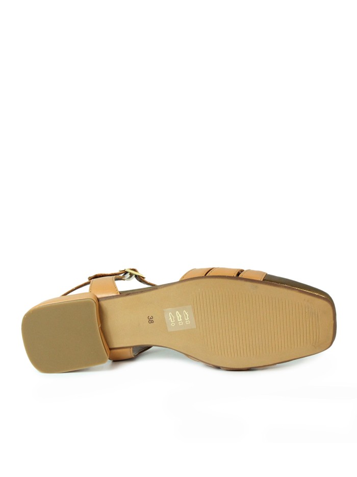 ZAPATO DESTALONADO DE ESTILO RETRO EN PIEL VEXED SHOES NAIA 5987 CUERO