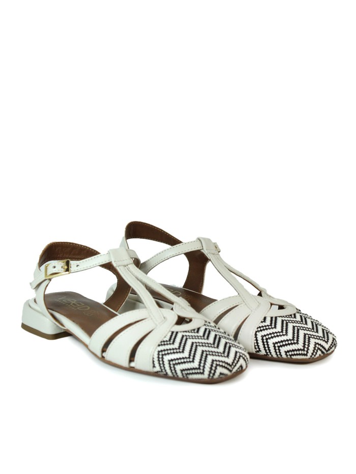 ZAPATOS DESTALONADOS DE PIEL VEXED SHOES NAIA 5987 BEIGE