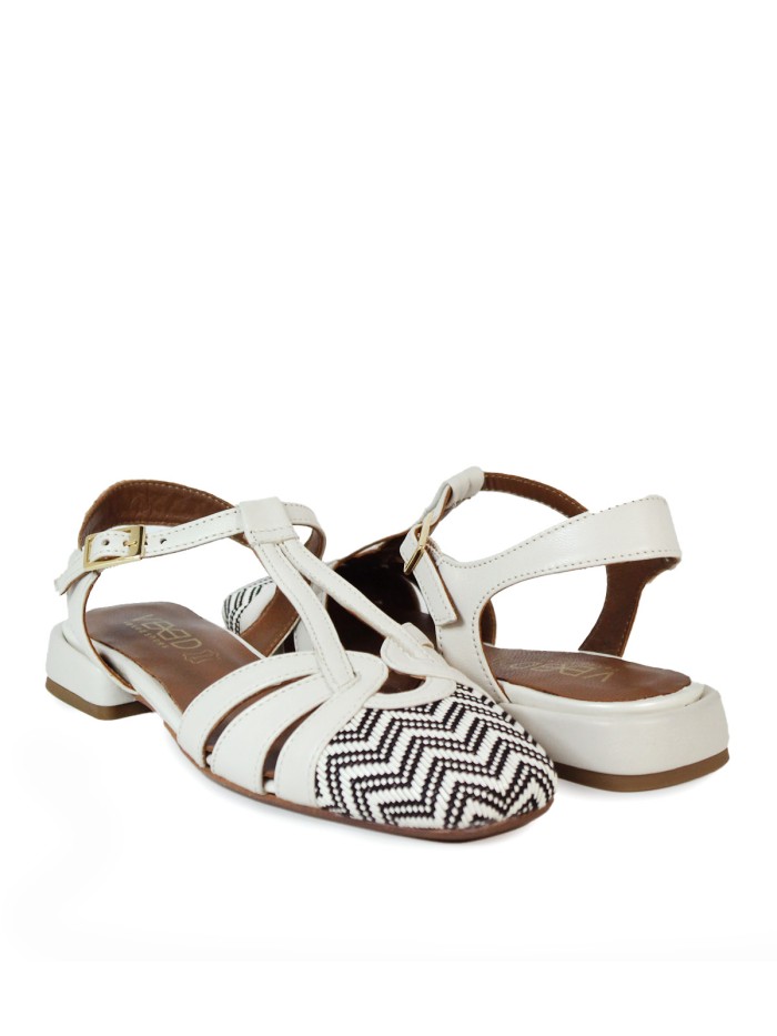 ZAPATOS DESTALONADOS DE PIEL VEXED SHOES NAIA 5987 BEIGE