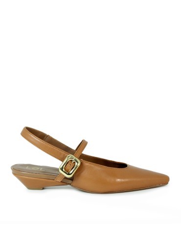 ZAPATOS DESTALONADOS DE PIEL MARRÓN VEXED SHOES ORIANA 7342