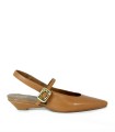 ZAPATOS DESTALONADOS DE PIEL MARRÓN VEXED SHOES ORIANA 7342