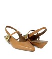 ZAPATOS DESTALONADOS DE PIEL MARRÓN VEXED SHOES ORIANA 7342