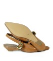 ZAPATOS DESTALONADOS DE PIEL MARRÓN VEXED SHOES ORIANA 7342