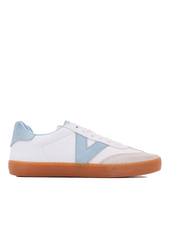 ZAPATILLAS DE PIEL MUJER VICTORIA BERLÍN CICLISTA 1126206 CELESTE