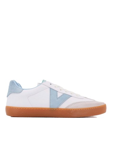 ZAPATILLAS DE PIEL MUJER VICTORIA BERLÍN CICLISTA 1126206 CELESTE