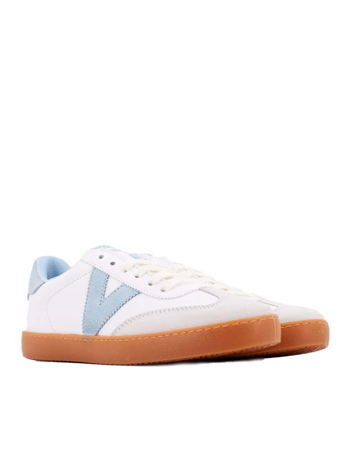 ZAPATILLAS DE PIEL MUJER VICTORIA BERLÍN CICLISTA 1126206 CELESTE