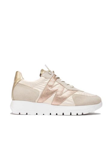 ZAPATILLAS ALTAS DE ESTILO CASUAL WONDERS OSLO A-2464 SAND-CELESTIAL