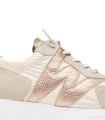 ZAPATILLAS ALTAS DE ESTILO CASUAL WONDERS OSLO A-2464 SAND-CELESTIAL