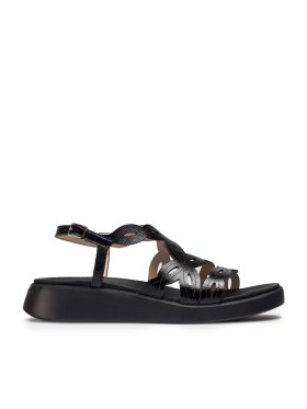 SANDALIAS CHAROL NEGRAS DE MUJER WONDERS DARYA C-6542