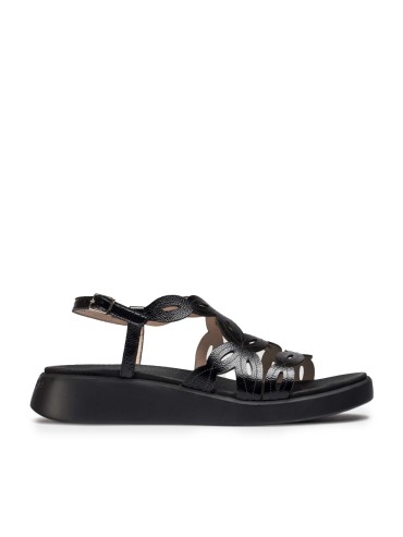 SANDALIAS CHAROL NEGRAS DE MUJER WONDERS DARYA C-6542