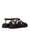 SANDALIAS CHAROL NEGRAS DE MUJER WONDERS DARYA C-6542