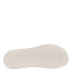 SANDALIA BLANCA DE PIEL TROQUELADA WONDERS DARYA C-6542