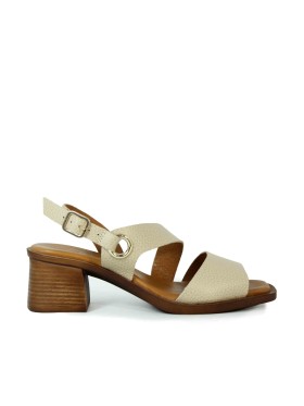 SANDALIAS DE TACÓN PLANTILLA DE GEL APLAUSO 2791 TAUPE