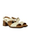 SANDALIAS DE TACÓN PLANTILLA DE GEL APLAUSO 2791 TAUPE