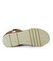 SANDALIAS DE CUÑA PLANTA DE GEL APLAUSO 8237 CUERO