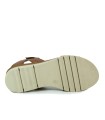 SANDALIAS DE CUÑA PLANTA DE GEL APLAUSO 8237 CUERO