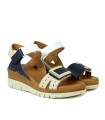 SANDALIAS DE TACÓN PLANTA DE GEL APLAUSO OMEGA 1979 BEIGE