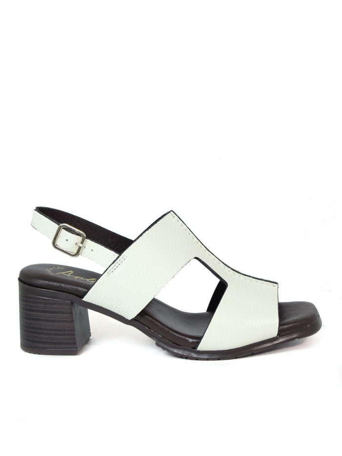 SANDALIAS DE TACÓN PLANTA DE GEL APLAUSO OMEGA 1979 BEIGE