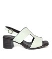 SANDALIAS DE TACÓN PLANTA DE GEL APLAUSO OMEGA 1979 BEIGE