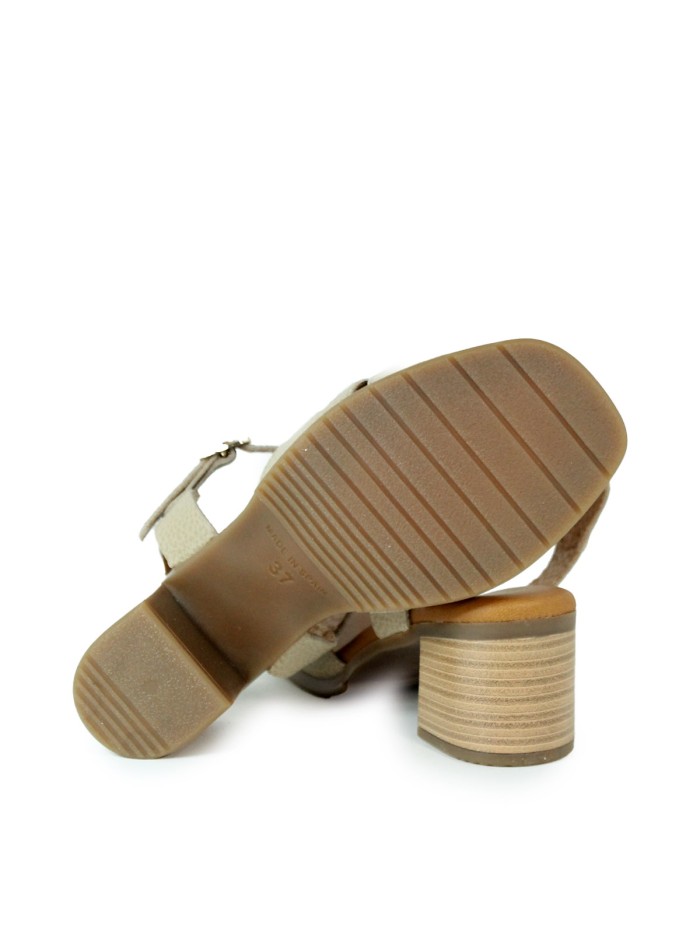 SANDALIAS CONFORT DE TACÓN APLAUSO TAUPE 1980