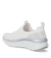 Skechers Relaxed Fit®: D'Lux Walker™ - Let it Glow BLANCO