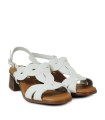 SANDALIAS DE TACÓN CON PLANTA DE GEL BEIGE APLAUSO 2731