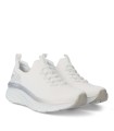 Skechers Relaxed Fit®: D'Lux Walker™ - Let it Glow BLANCO