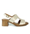 SANDALIAS DE TACÓN PLANTILLA DE GEL 2790 APLAUSO ORO