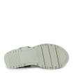 SANDALIAS DE PIEL CON PLANTA DE GEL APLAUSO 12302 MULTIMETAL-ORO