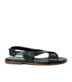 SANDALIA PLANA MUJER 12042 APLAUSO NEGRO