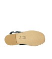 SANDALIA PLANA MUJER 12042 APLAUSO NEGRO
