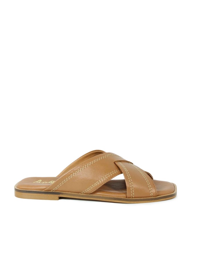SANDALIAS DESTALONADAS MUJER 16201 APLAUSO CUERO