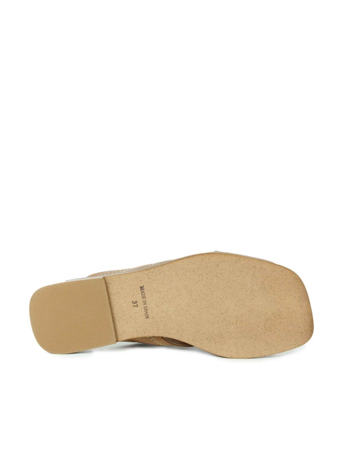 SANDALIAS DESTALONADAS MUJER 16201 APLAUSO CUERO
