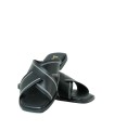 SANDALIA PLANA DESTALONADA 16201 APLAUSO NEGRO