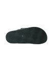 SANDALIAS PLANAS CON VELCRO PARA MUJER 16485 NEGRO