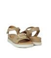 SANDALIAS DE GEL PARA MUJER 14596 APLAUSO TAUPE