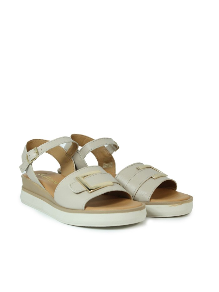 SANDALIAS DE GEL MUJER 14596 APLAUSO BEIGE